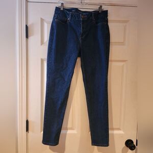 Lane Bryant Skinny stretch dark wash jeans 14R